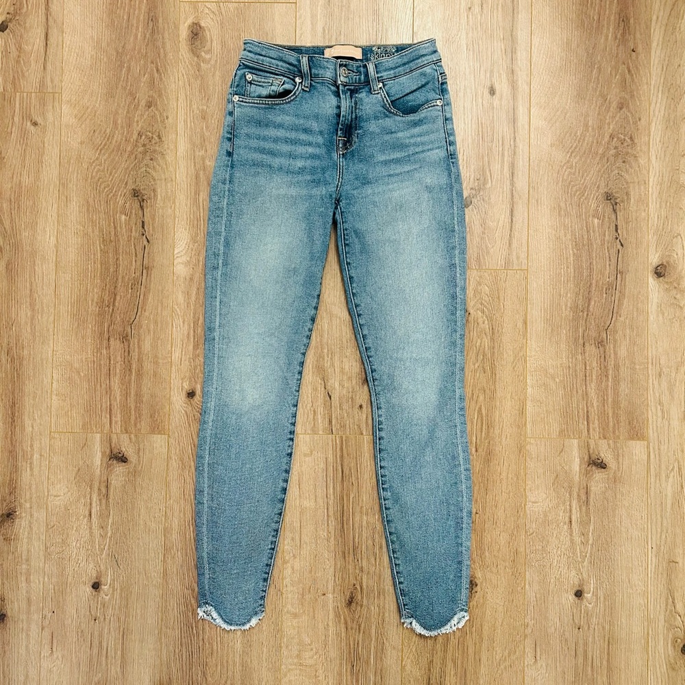 7 For All Mankind Luxe Vintage Raw Hem Jeans